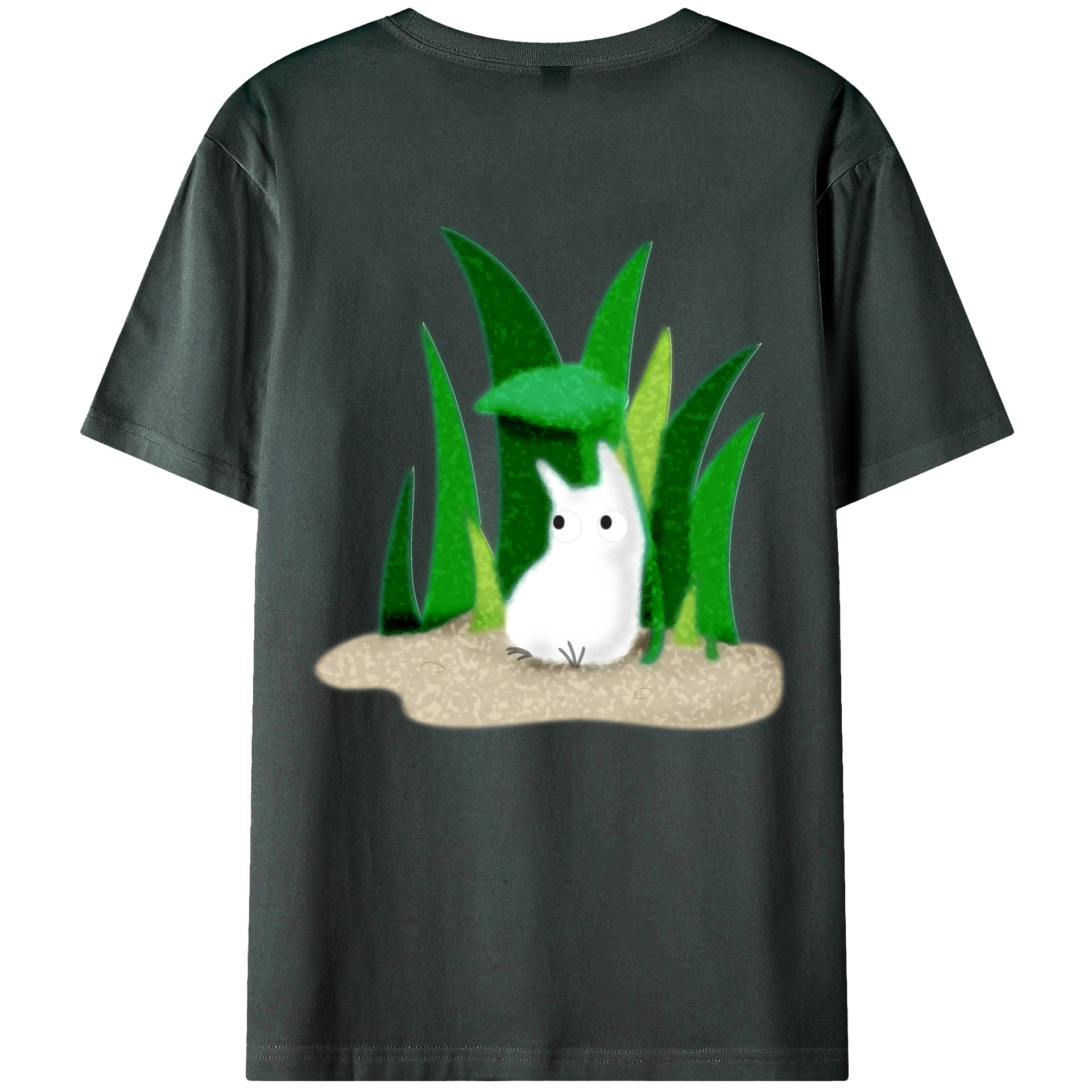 （画像用） となりのトトロ 草壁メイ 草壁サツキ My Neighbor Totoro Satsuki Kusakabe Mei Kusakabe 綿100％ メンズ半袖Tシャツ（バックプリント） 通気性